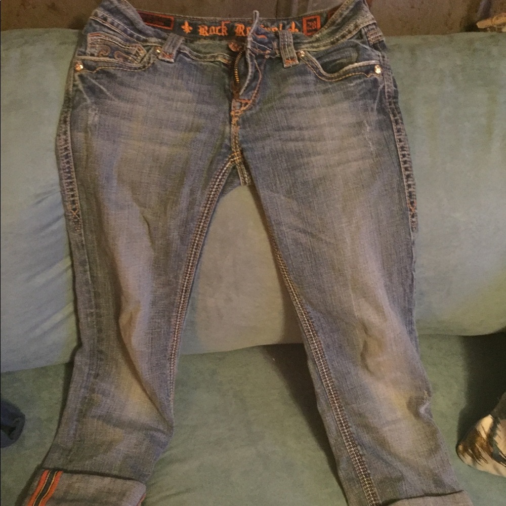 Rock revival capris